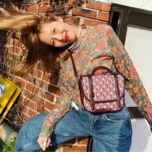 ZARA FLORAL KNIT SWEATER NWT